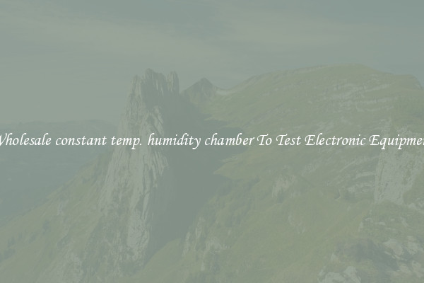 Wholesale constant temp. humidity chamber To Test Electronic Equipment