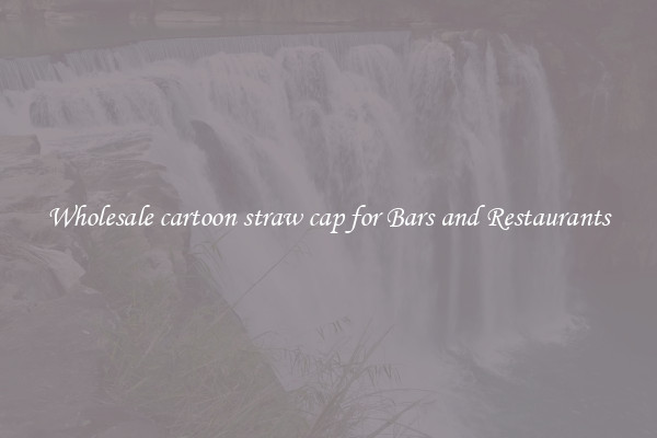 Wholesale cartoon straw cap for Bars and Restaurants