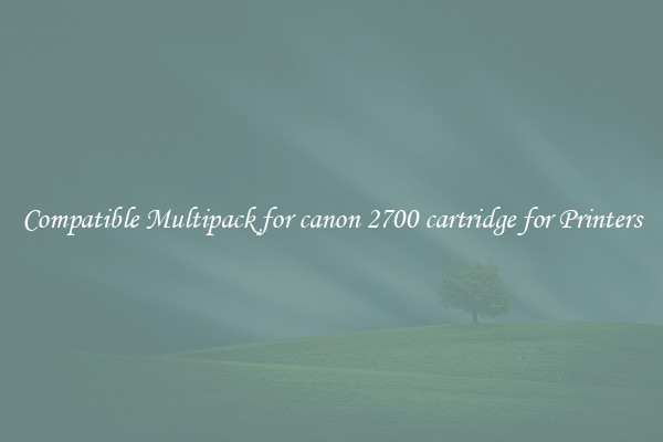 Compatible Multipack for canon 2700 cartridge for Printers