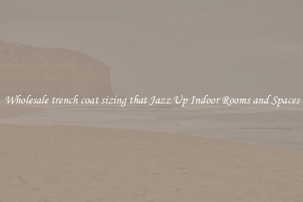 Wholesale trench coat sizing that Jazz Up Indoor Rooms and Spaces