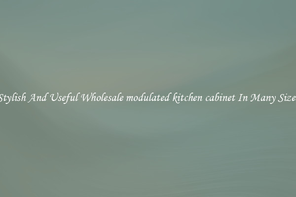 Stylish And Useful Wholesale modulated kitchen cabinet In Many Sizes